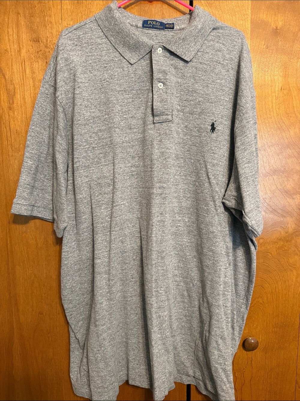 Men’s Grey polo collared shirt